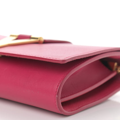 Saint Laurent Calfskin Small Classic Y Satchel Bag Fuchsia 11 of 15