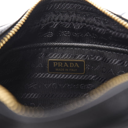 Prada Saffiano Lux Small Camera Crossbody Bag Black 5 of 8