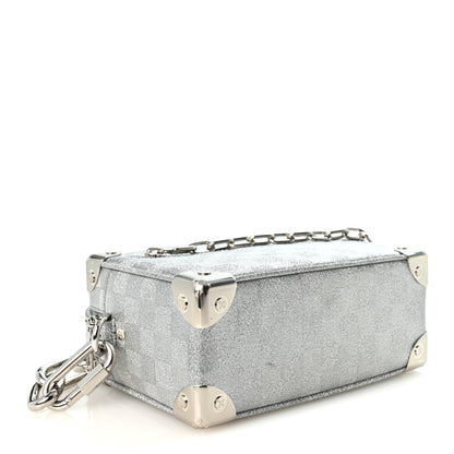 Louis Vuitton Damier Glitter Mini Soft Trunk Silver 4 of 9