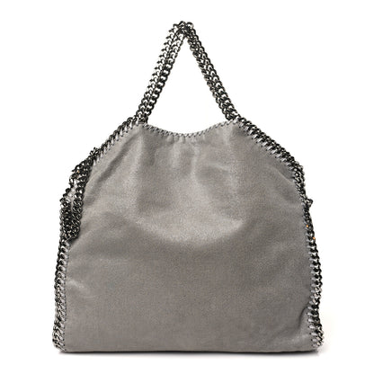 Stella McCartney Shaggy Deer Falabella Fold Over Tote Light Grey 1 of 10