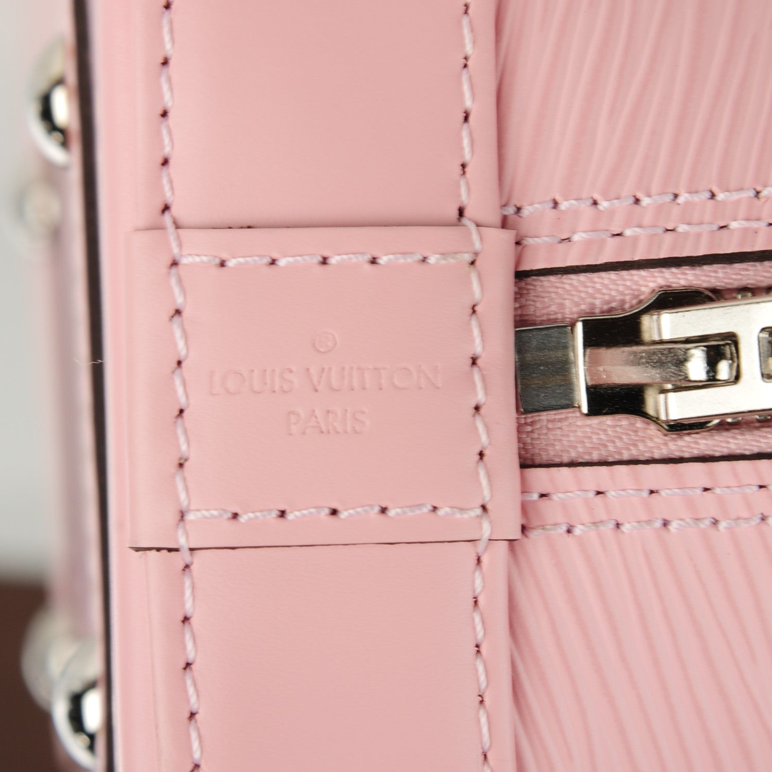 Louis Vuitton Epi Alma BB Rose Ballerine 5 of 8