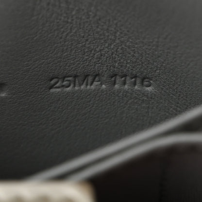 Christian Dior CHRISTIAN DIOR Patent Cannage Lady Dior 5-Gusset Card Holder Grey 8 of 8