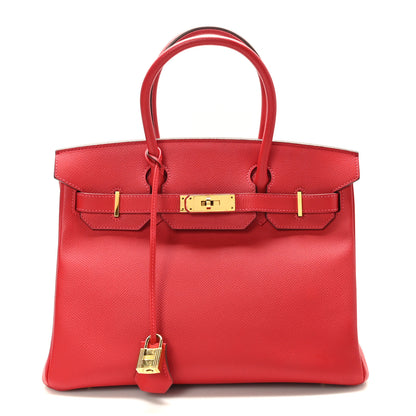 Hermes Epsom Birkin 30 Rouge Casaque 1 of 12