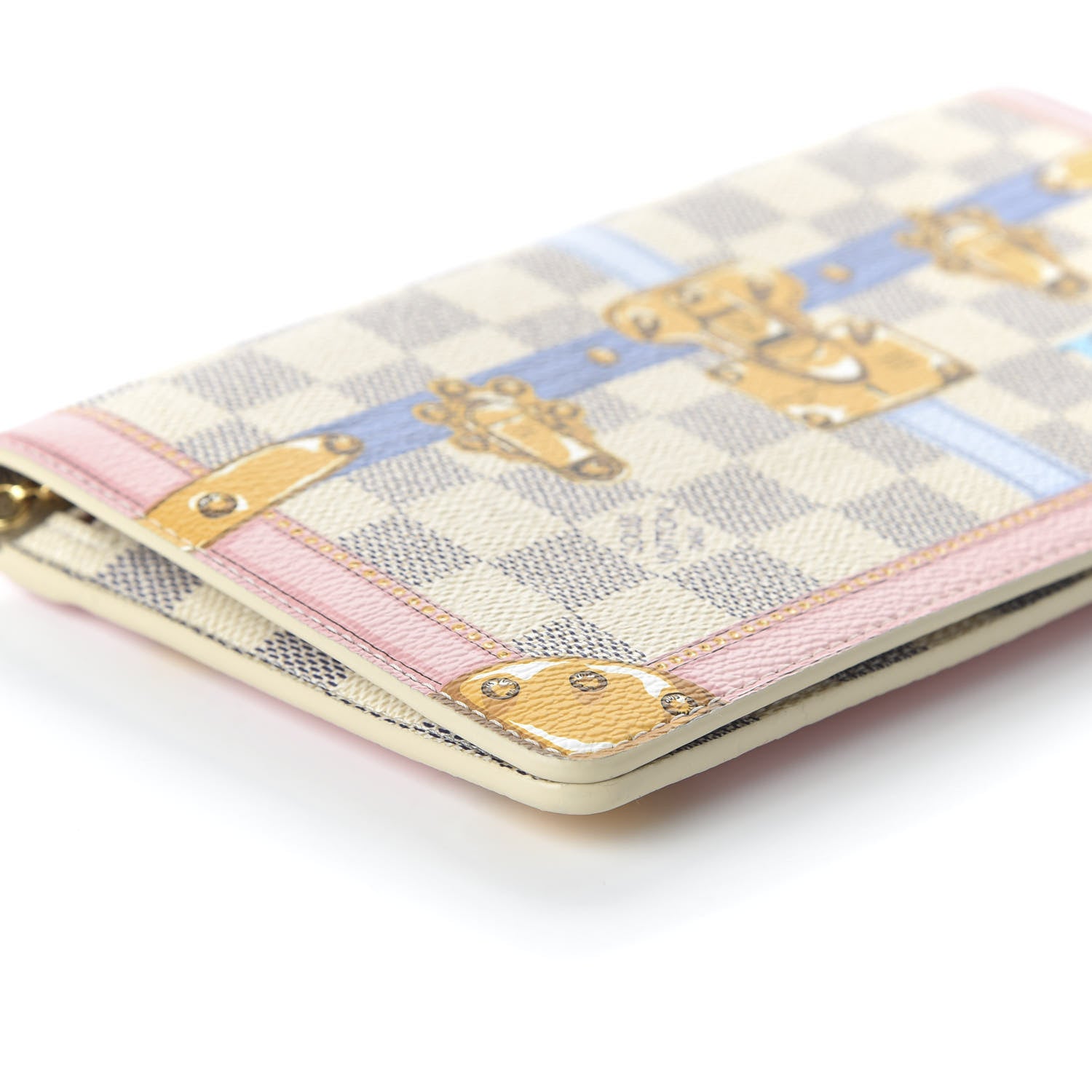 Louis Vuitton Damier Azur Summer Trunks Pochette Weekend 6 of 10