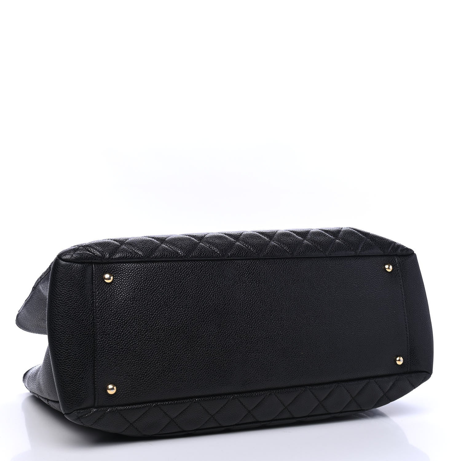 Chanel Caviar Quilted XL Grand Shopping Tote GST Black 3 of 7