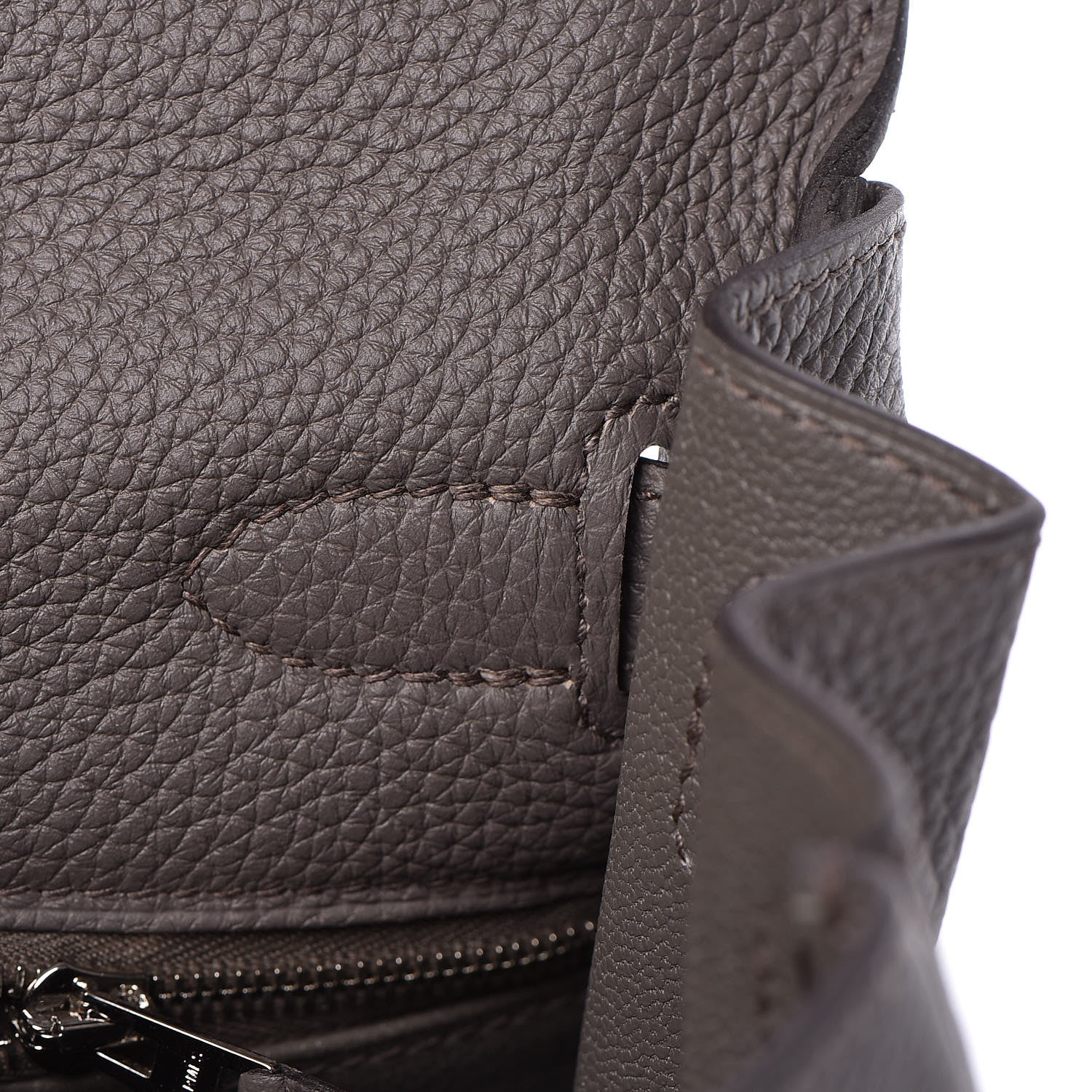 Hermes Togo Kelly Retourne 28 Etain 7 of 34