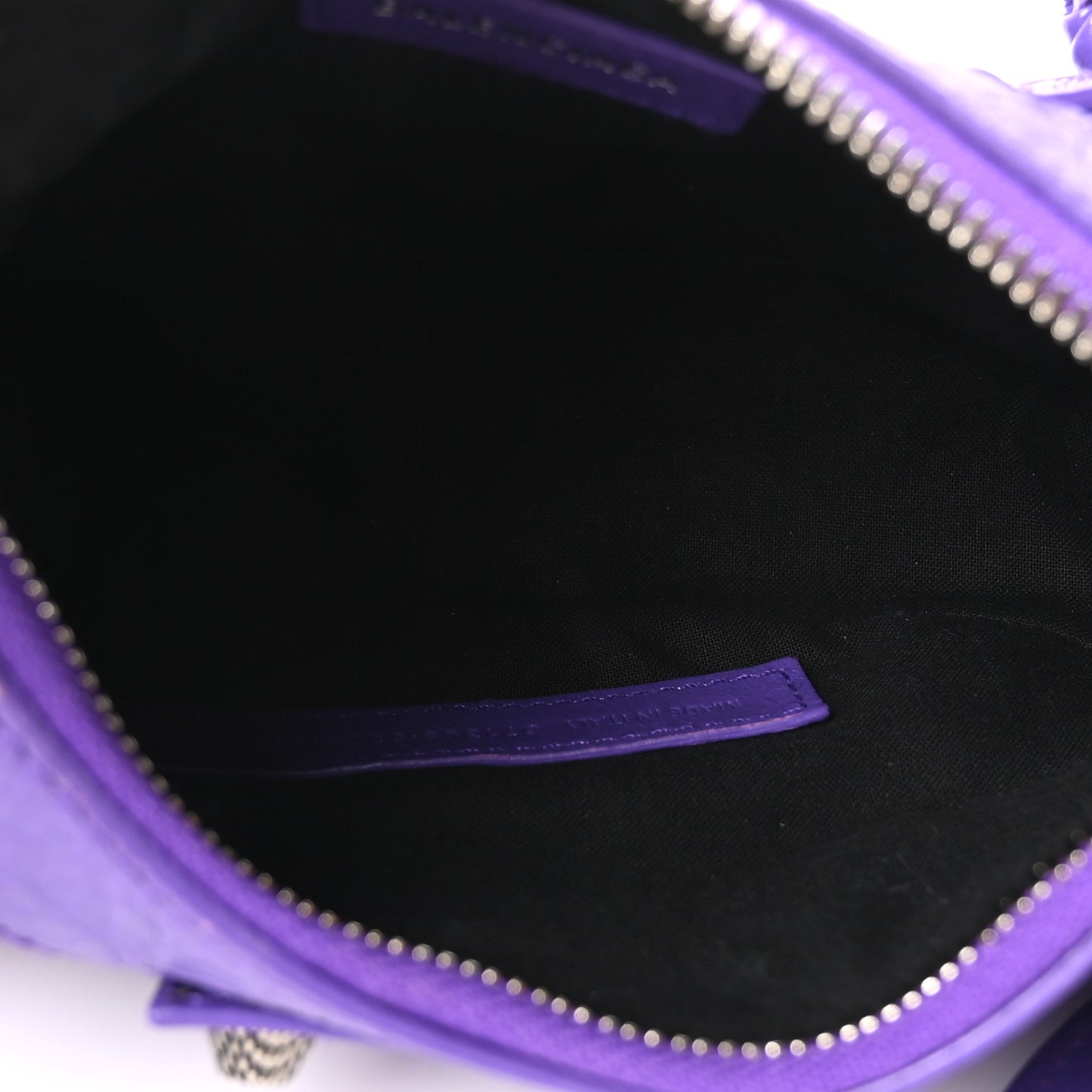 Agneau Arena Le Cagole Shoulder Bag XS Purple