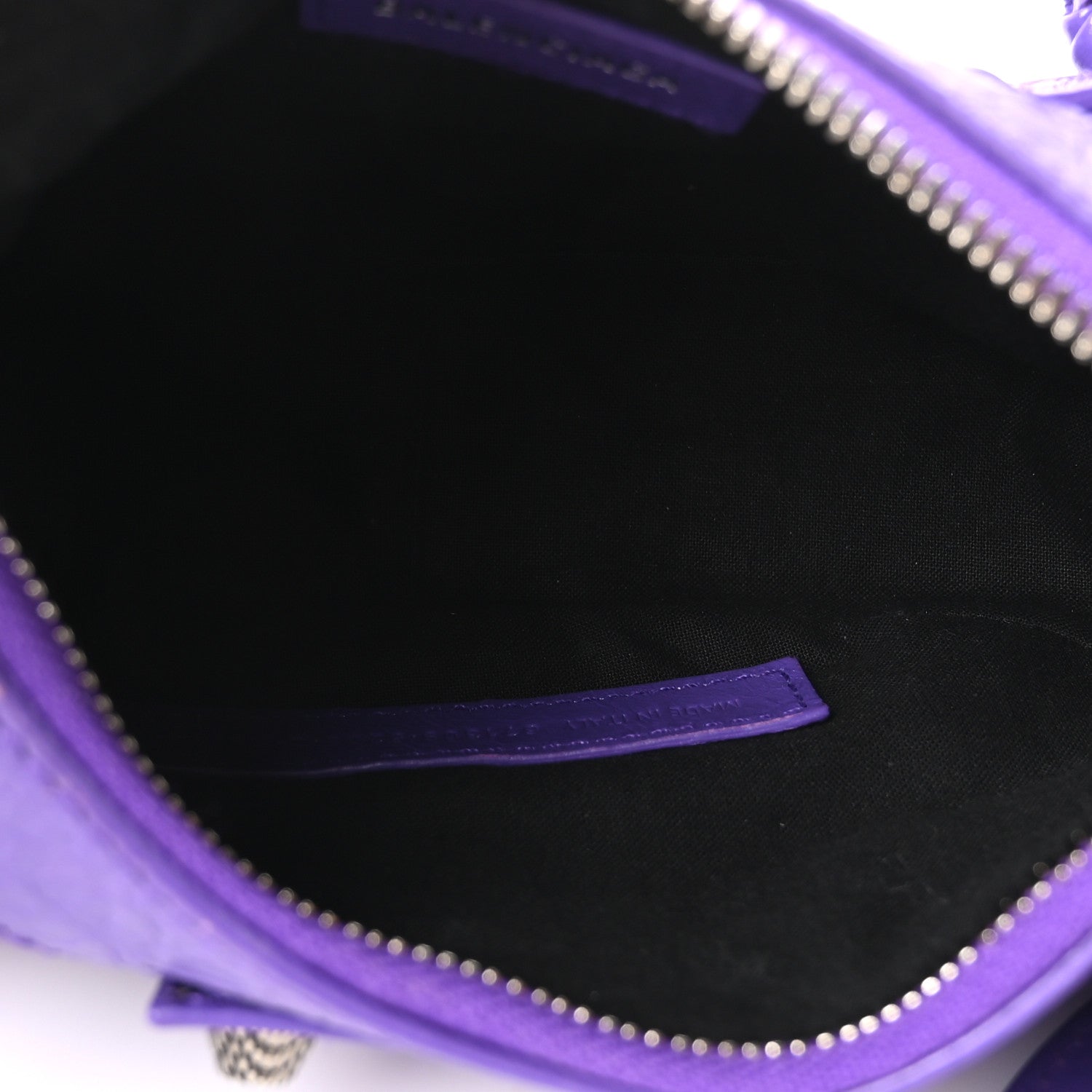 Balenciaga Agneau Arena Le Cagole Shoulder Bag XS Purple 6 of 11