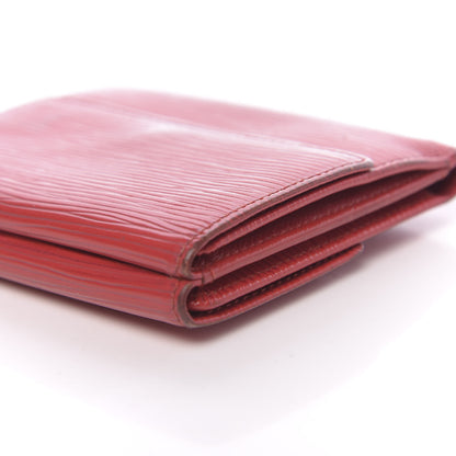 Louis Vuitton Epi Elise Wallet Castillan Red 11 of 12