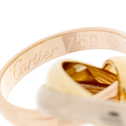 Cartier 18K Pink Yellow White Gold Trinity Charm Bracelet 4 of 5