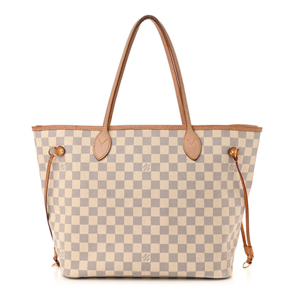 Louis Vuitton Damier Azur Neo Neverfull MM Rose Ballerine 1 of 17