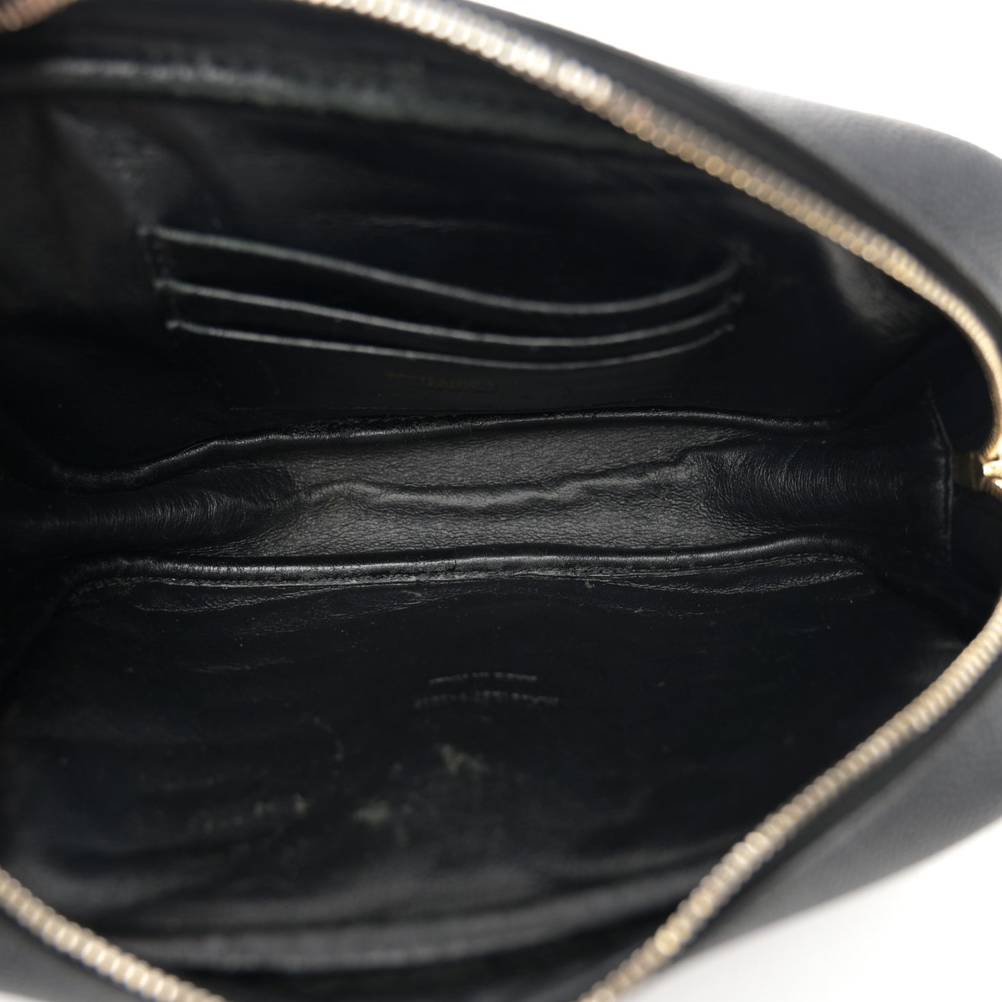 Grain De Poudre Matelasse Monogram Mini Lou Camera Bag Black