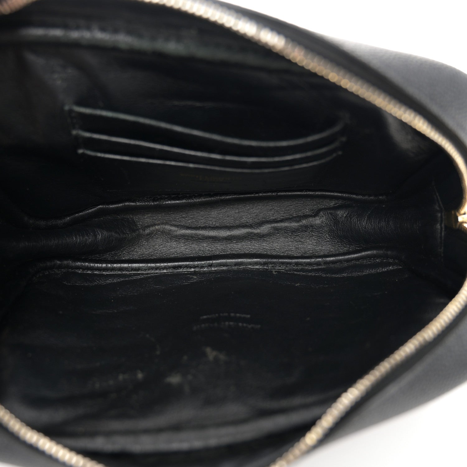 Saint Laurent Grain De Poudre Matelasse Monogram Mini Lou Camera Bag Black 8 of 13