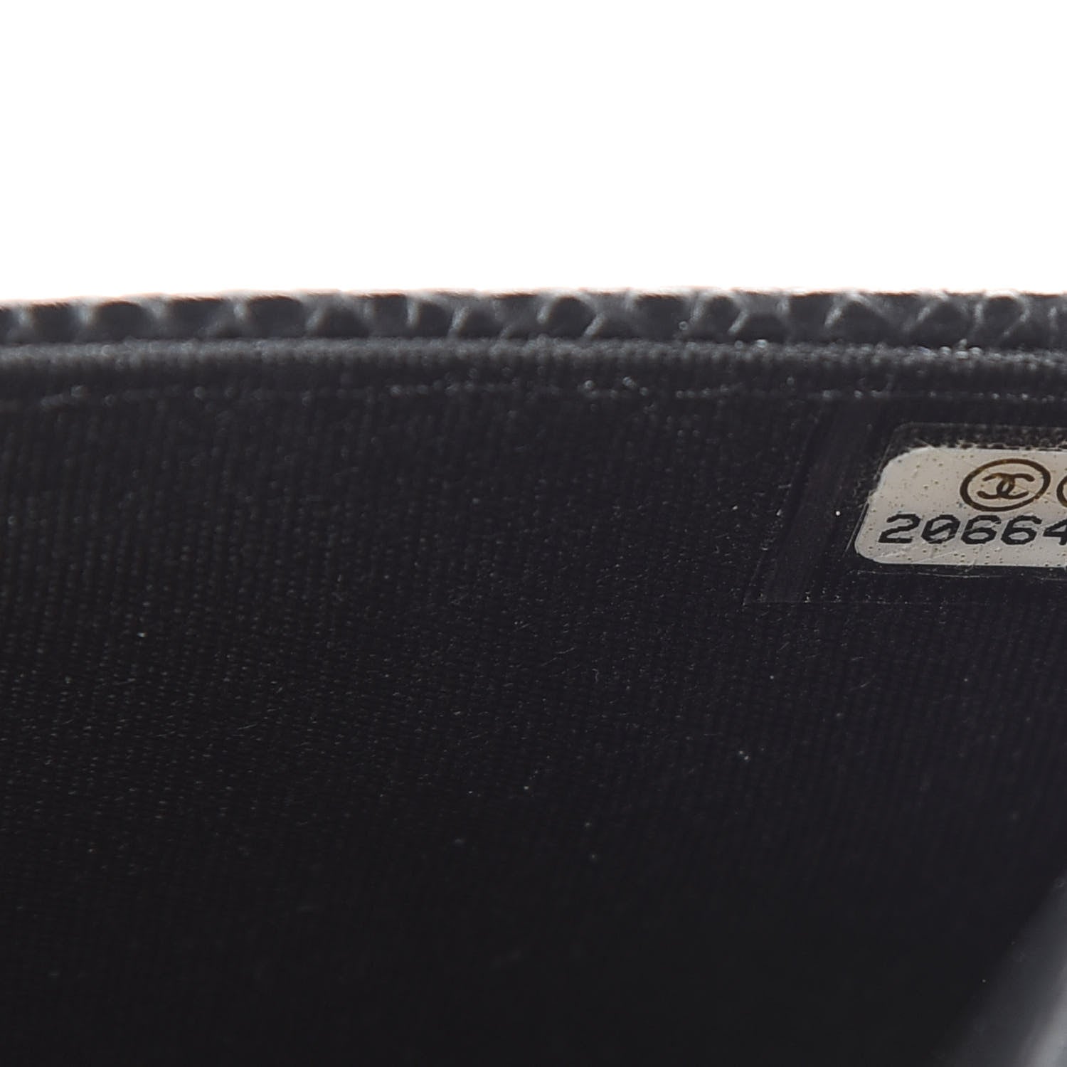 Chanel Caviar Timeless CC Wallet On Chain WOC Black 8 of 13