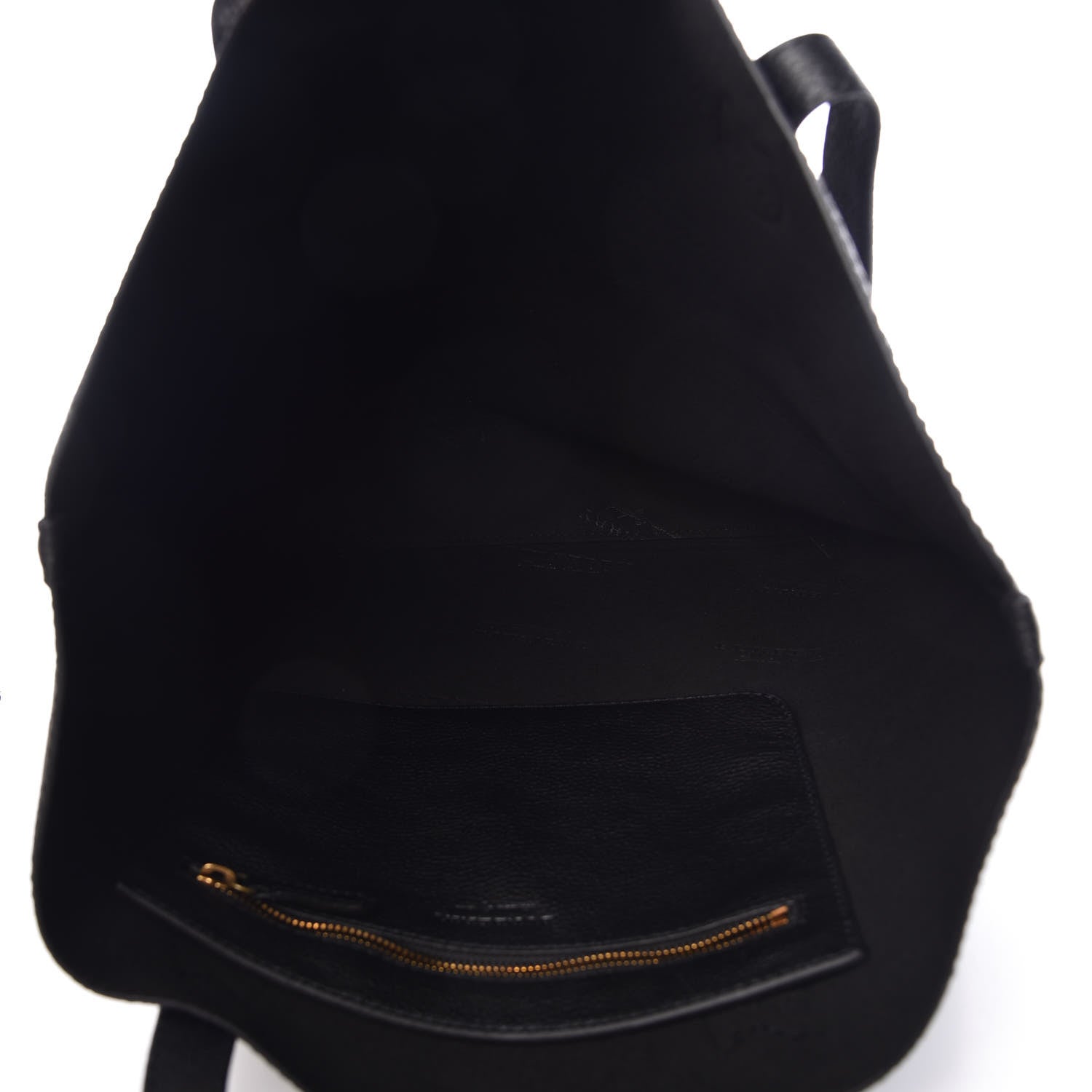 Burberry Grainy Calfskin Embossed Logo Tote Black 5 of 8