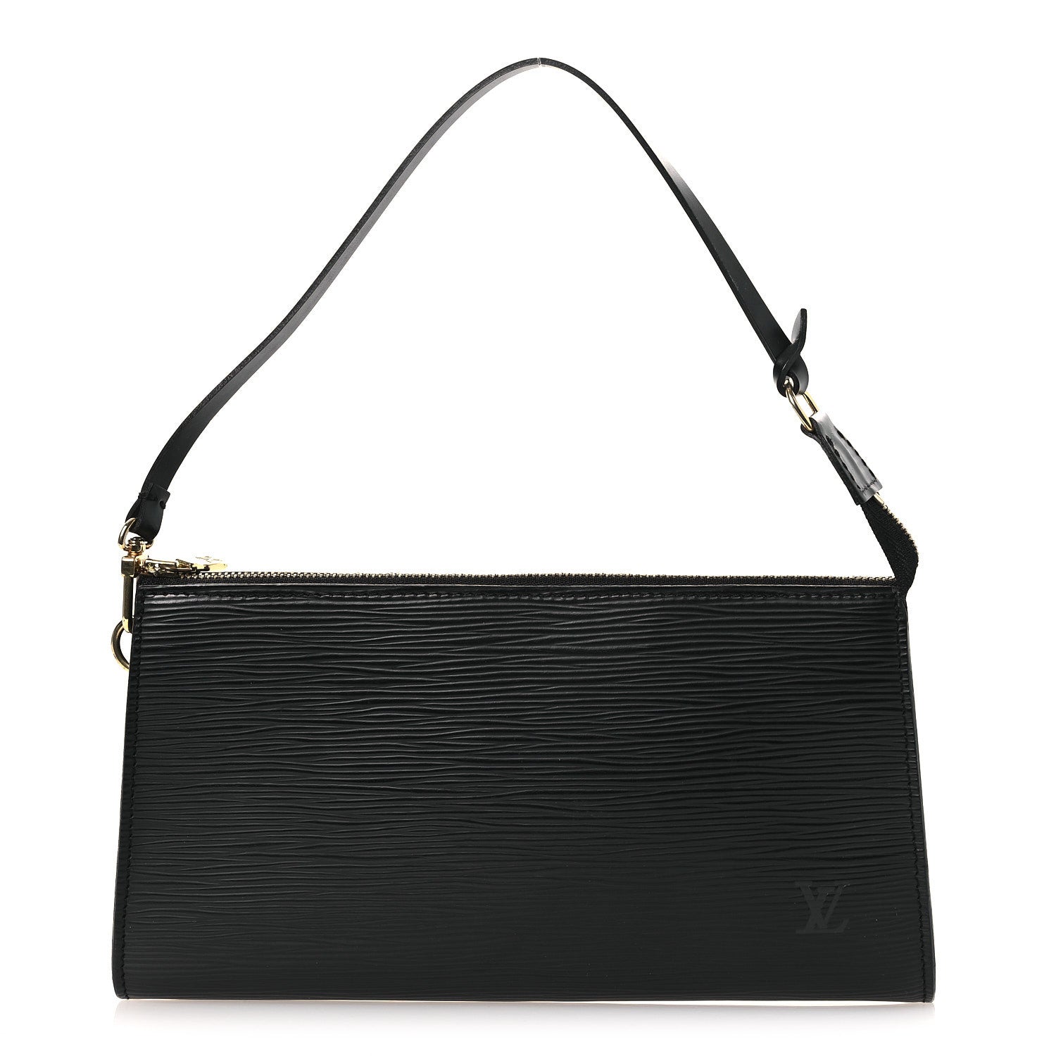 Louis Vuitton Epi Pochette Accessories 24 Black 1 of 10