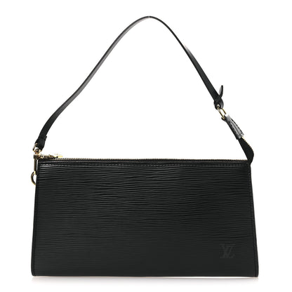 Louis Vuitton Epi Pochette Accessories 24 Black 1 of 10