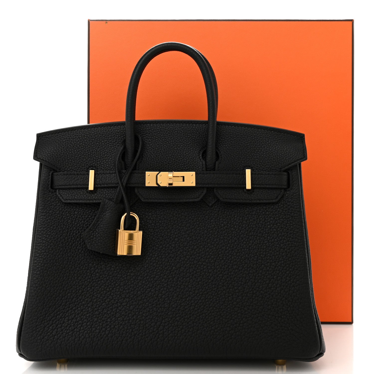 Hermes Togo Birkin 25 Black 11 of 11