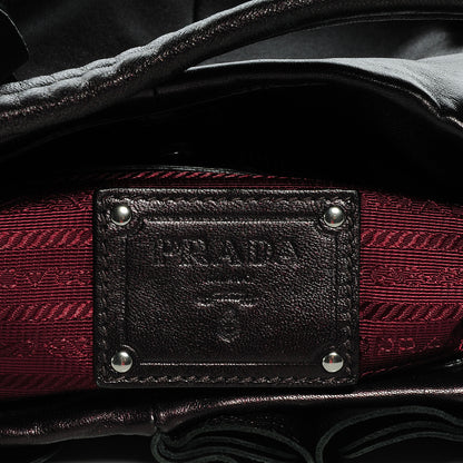 Prada Nappa Mordore Leather Ruffle Bag Ribes 6 of 9