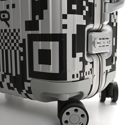 Rimowa X RTFKT Polycarbonate Printed Original Twist Cabin Silver Black 12 of 12