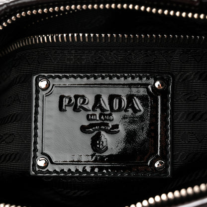 Prada Vernice Sfumata Shoulder Bag Black Nudo 6 of 9