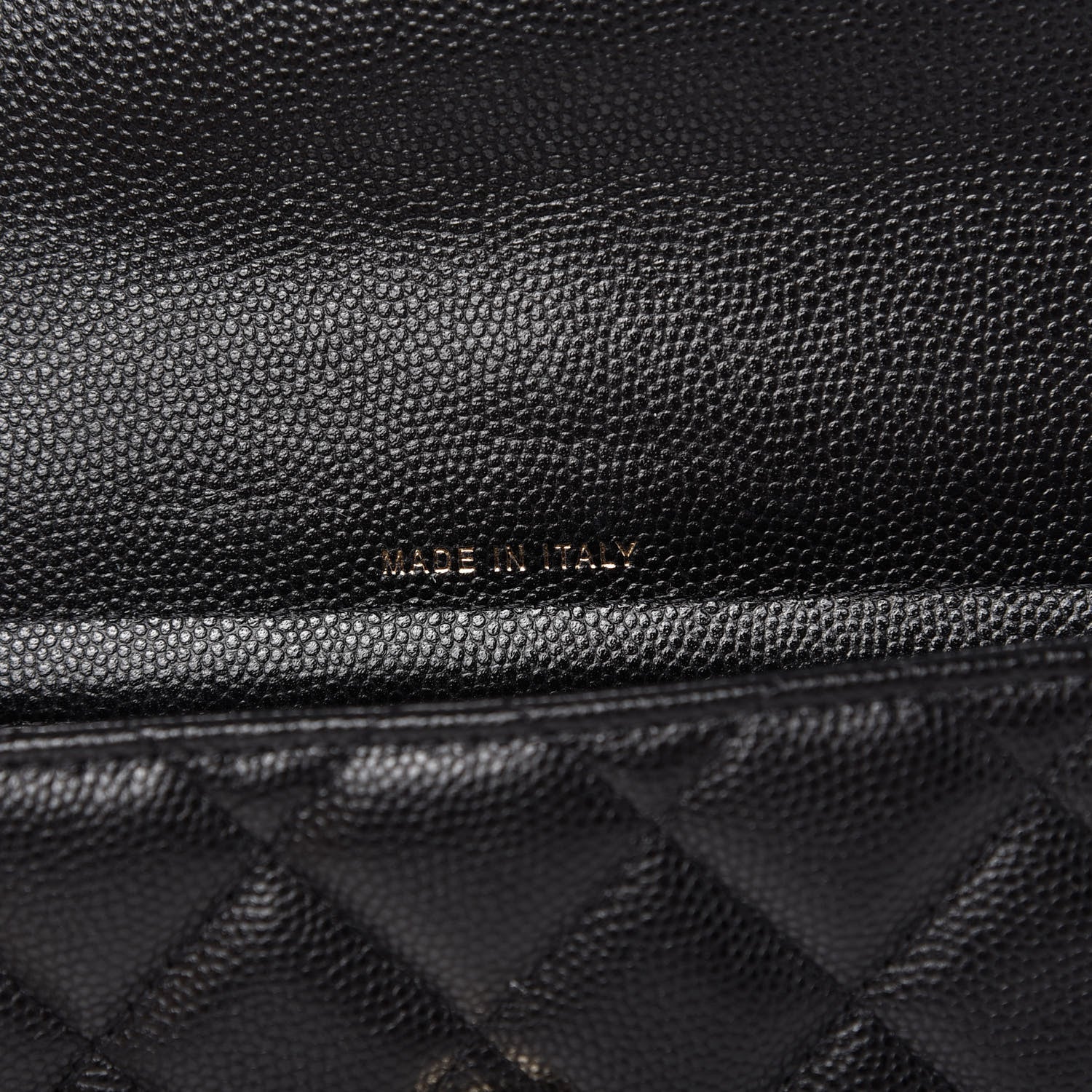 Chanel Caviar Quilted Flap Phone Holder With Chain Black 9 of 12