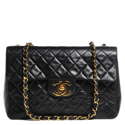 Chanel Lambskin XL Jumbo Flap Black 1 of 9