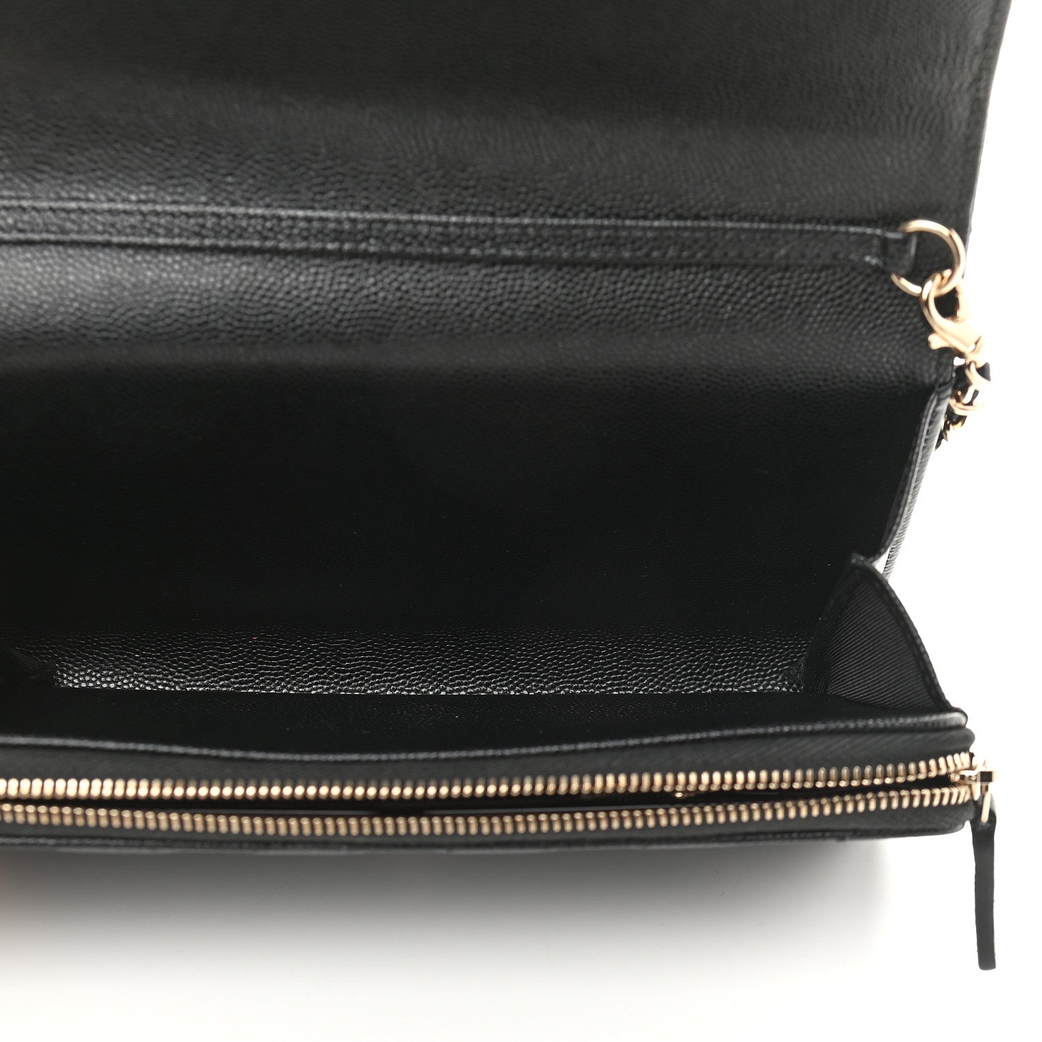 Chanel Caviar Quilted Flap Phone Holder With Removable Chain Black 6 of 12
