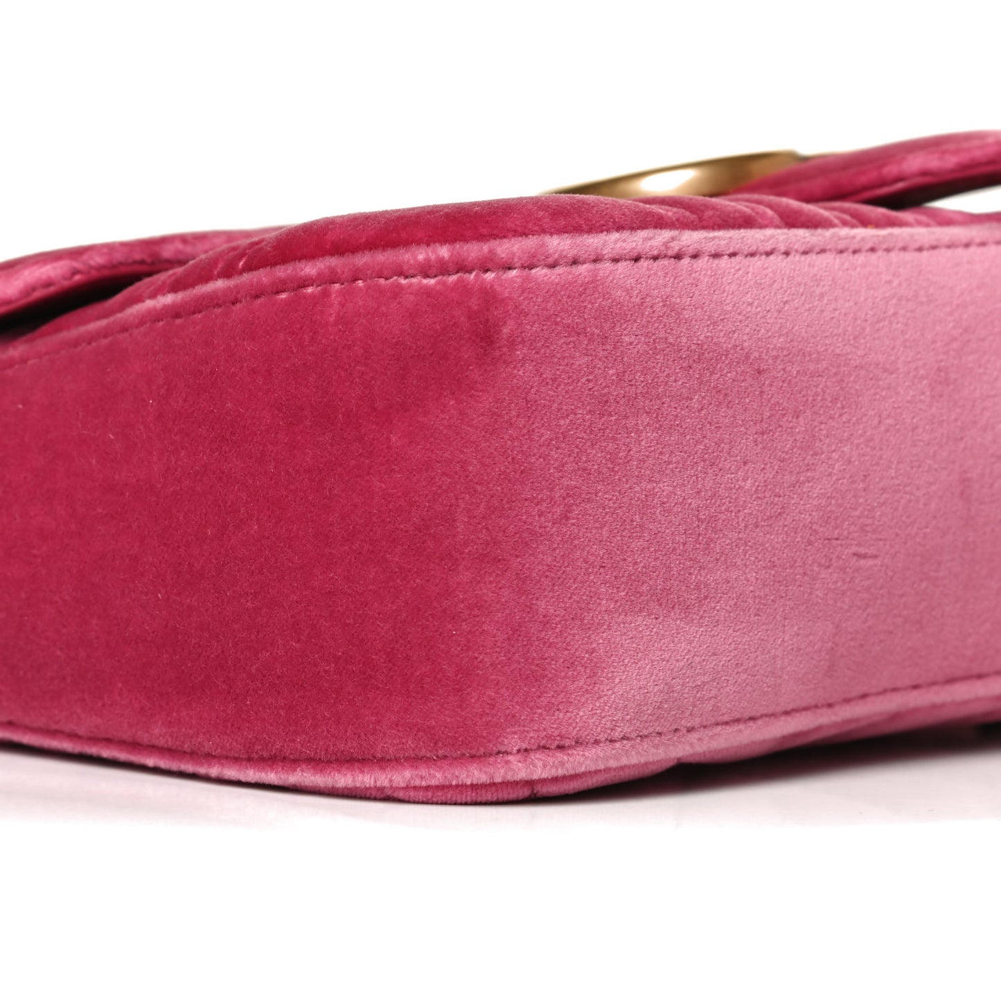 Velvet Matelasse Small GG Marmont Shoulder Bag Light Raspberry Rose