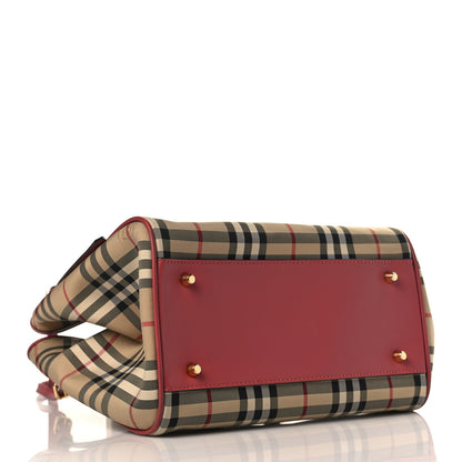 Burberry Horseferry Check Small Canterbury Tote Antique Rose 4 of 9