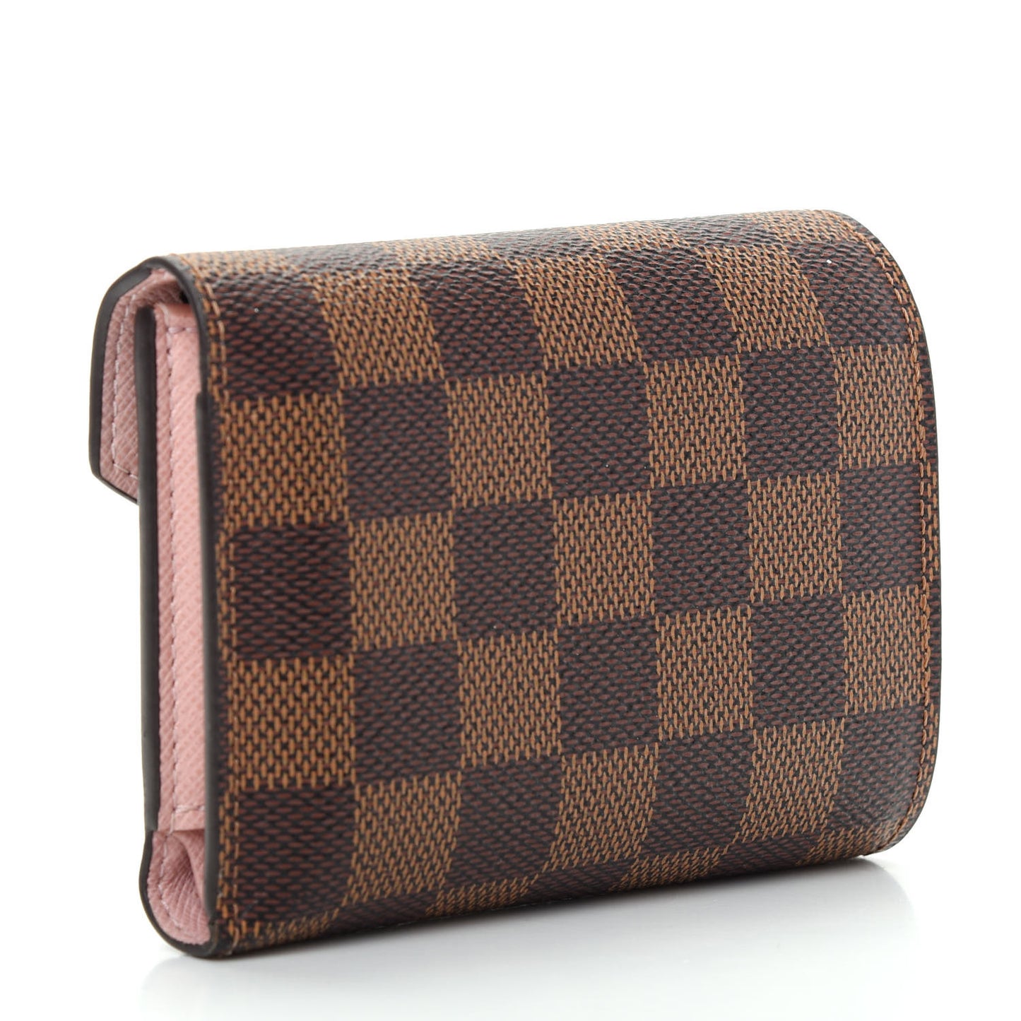 Damier Ebene Victorine Wallet Rose Ballerine