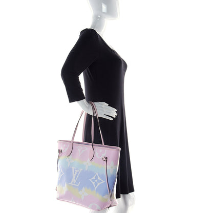 Louis Vuitton Monogram Escale Neverfull MM Pastel 2 of 10