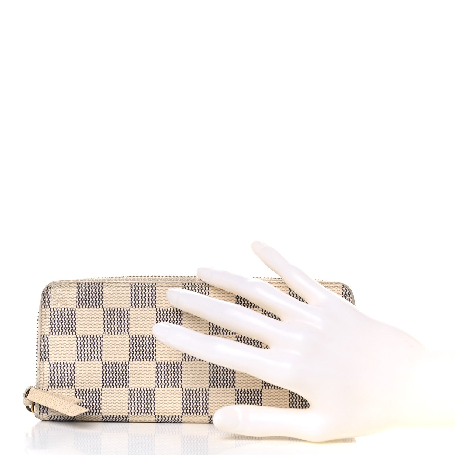 Louis Vuitton Damier Azur Clemence Wallet 2 of 15