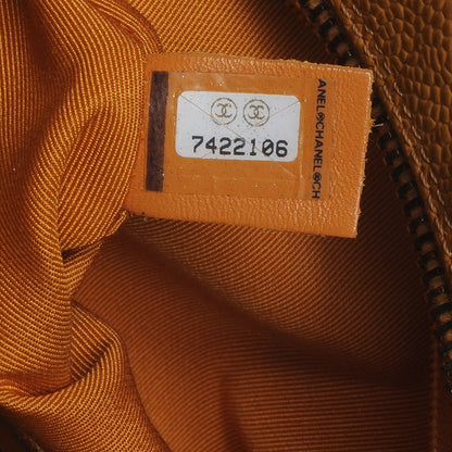 Chanel Caviar Quilted Petit Timeless Shopping Tote PTT Ochre 7 of 7