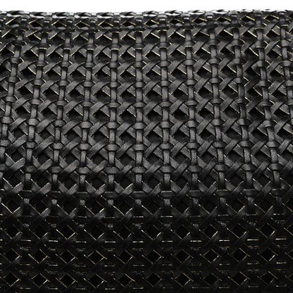 Chanel Braided Sheepskin New Medium Boy Flap Black Gold 15 of 17