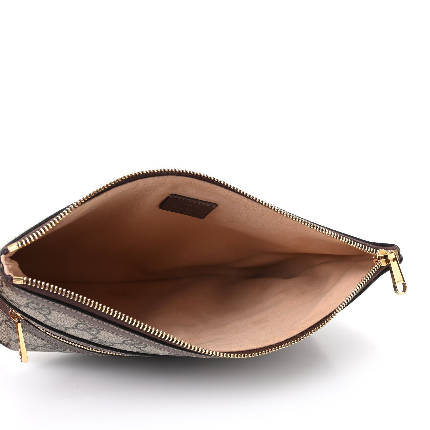 Gucci GG Supreme Monogram Large Ophidia Pouch Clutch Brown 5 of 8