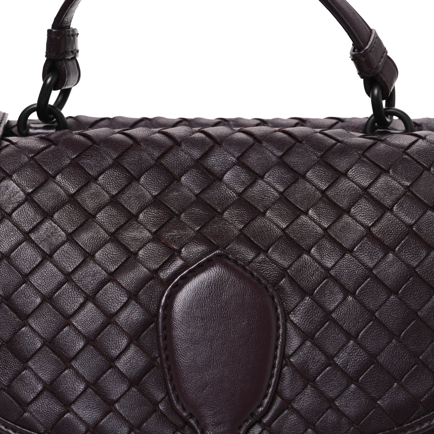 Bottega Veneta Nappa Intrecciato Double Sided Crossbody Bag Aubergine 10 of 13