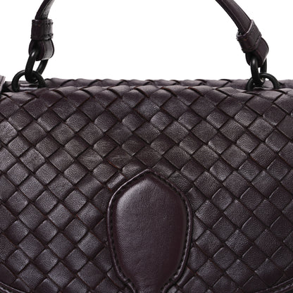 Bottega Veneta Nappa Intrecciato Double Sided Crossbody Bag Aubergine 10 of 13