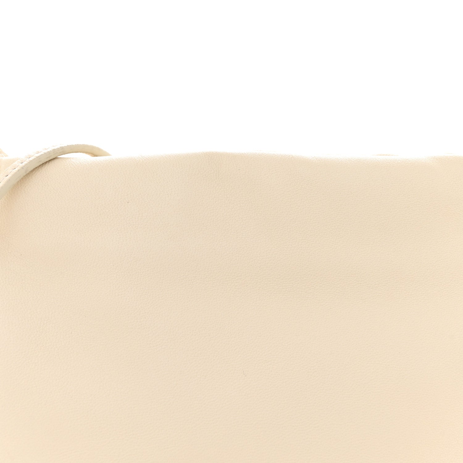 The Row Grained Calfskin Bourse Clutch Ivory 7 of 9