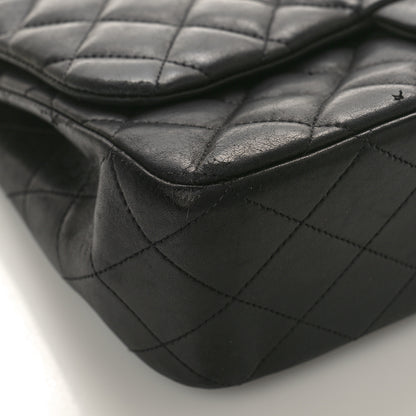 Chanel Lambskin Quilted Jumbo Single Flap Black 8 of 17