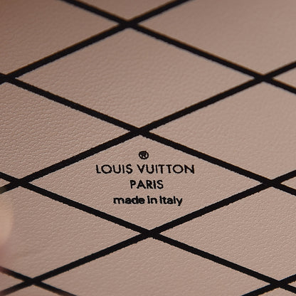Louis Vuitton Calfskin Catogram Petite Boite Chapeau Tan 6 of 13