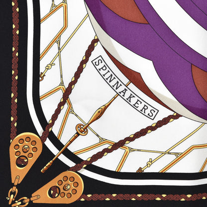 Hermes Silk Spinnakers Scarf 90 3 of 6