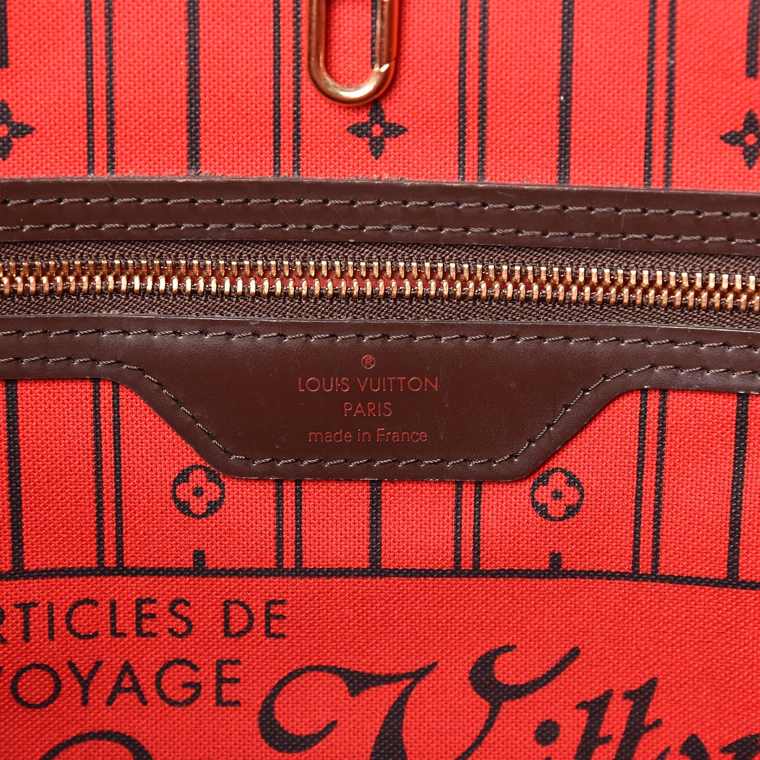 Louis Vuitton Damier Ebene Neverfull MM 10 of 12