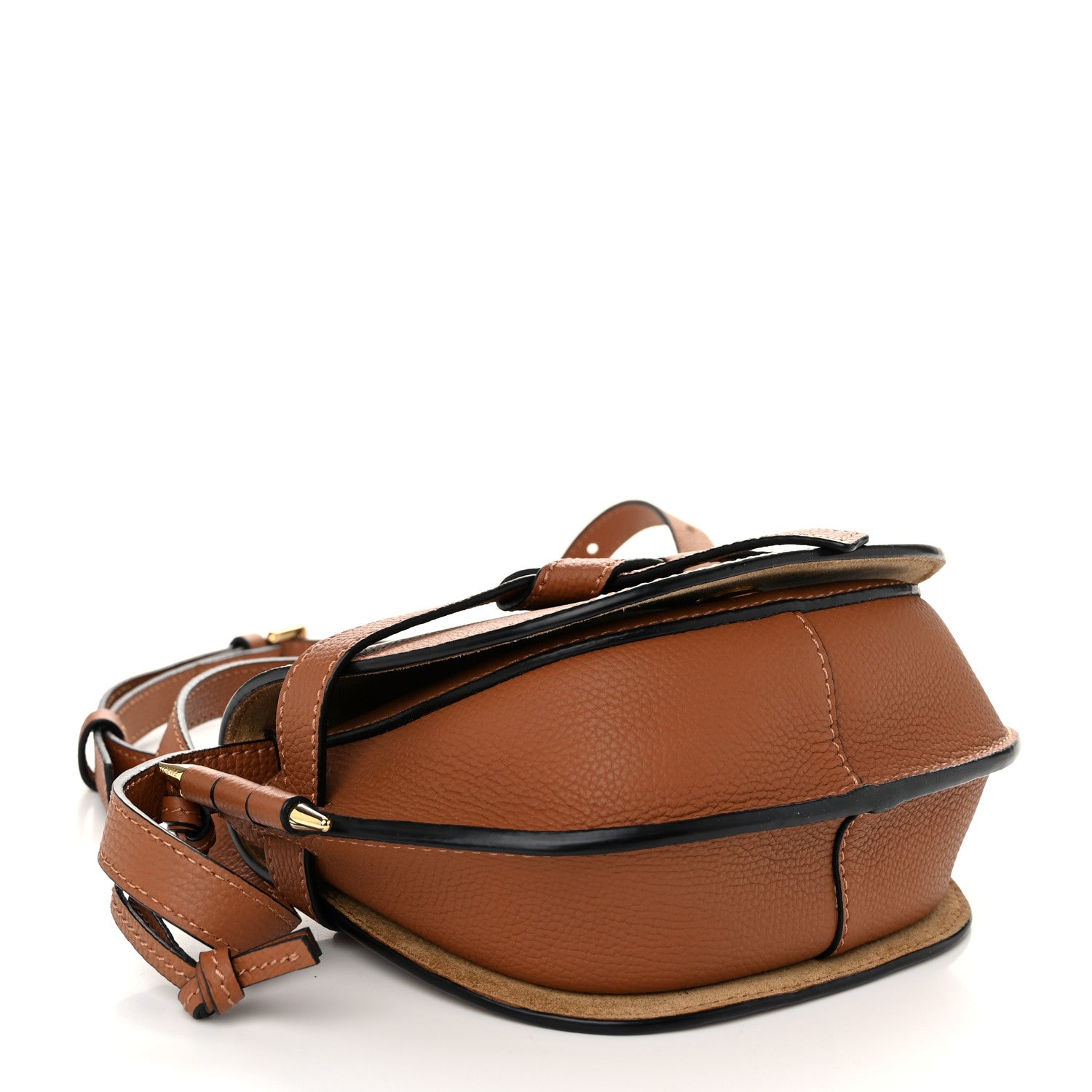 Loewe Pebble Grain Calfskin Mini Gate Dual Bag Tan 4 of 10