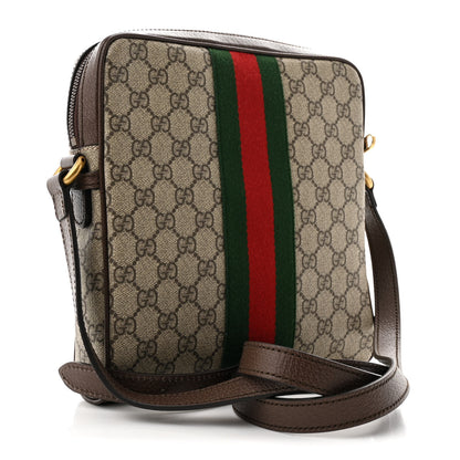 Gucci GG Supreme Monogram Web Small Ophidia Messenger Bag Brown 3 of 10