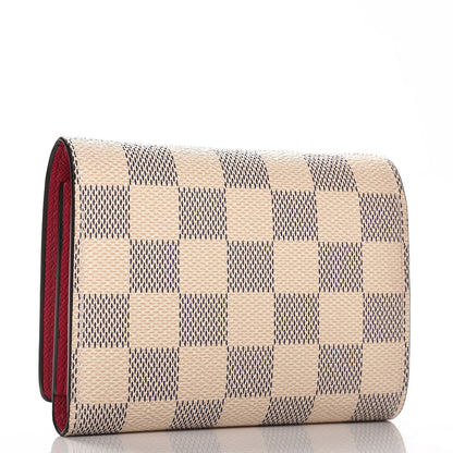 Louis Vuitton Damier Azur 2017 Christmas Animation Victorine Wallet 3 of 6