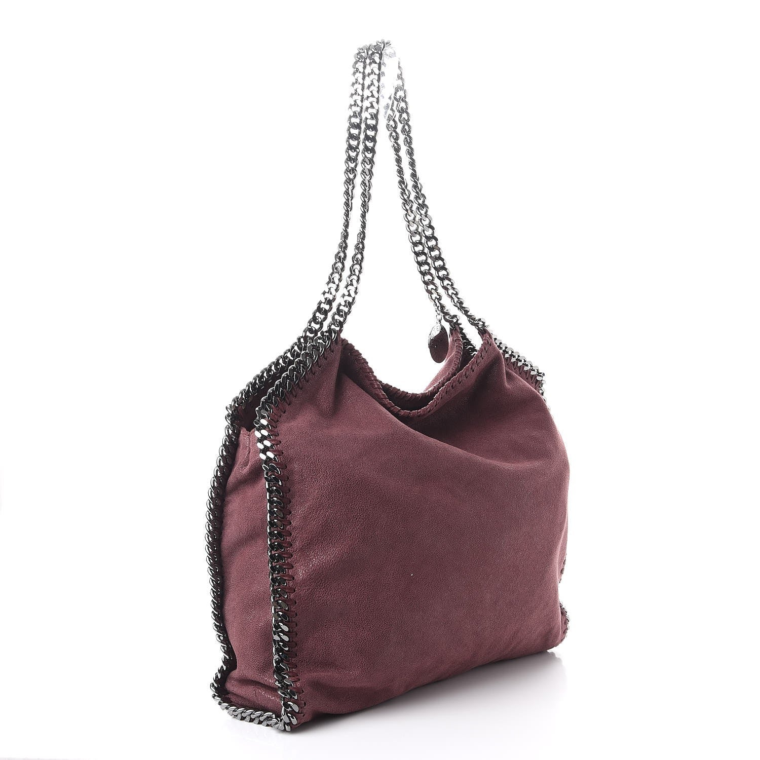 Stella McCartney Shaggy Deer Small Falabella Tote Plum 3 of 7