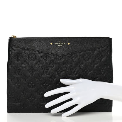Louis Vuitton Empreinte Daily Pouch Black 2 of 7
