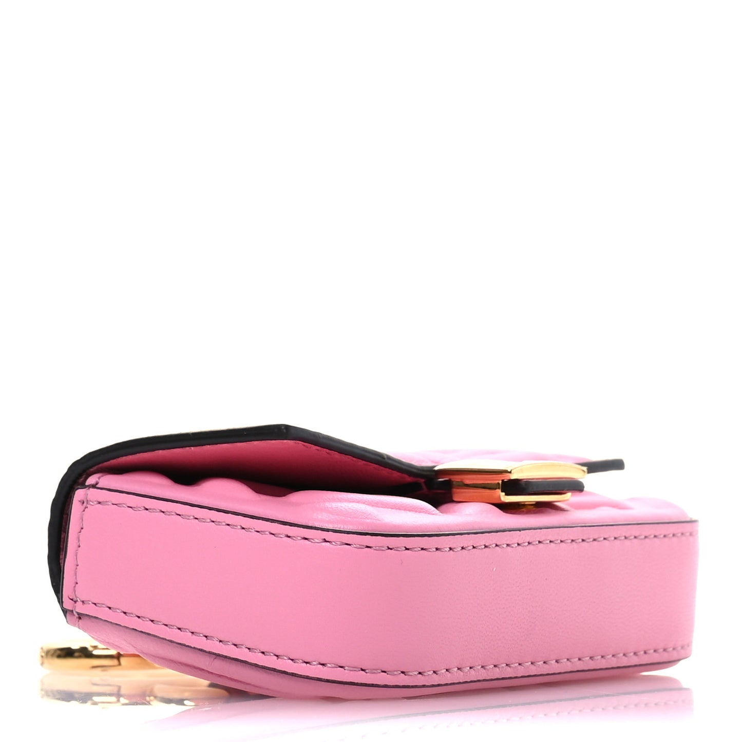 Nappa Matisse FF Embossed Nano Baguette Charm Lollypop