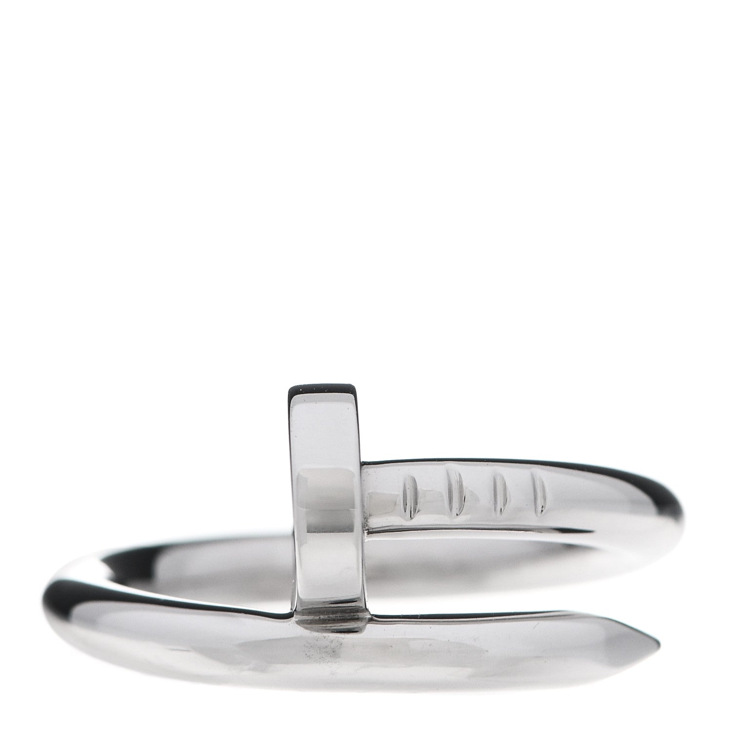 Cartier 18K White Gold Juste Un Clou Ring 50 5.25 1 of 4